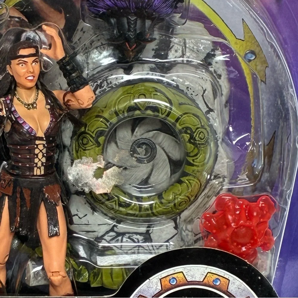 Xena Warrior Princess Action Figure: Velasca with Tribal Mask & Ambrosia Cave